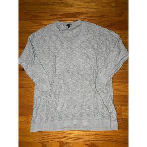 Torrid Gray Oversized 3/4 Sleeves Sweater‎ Size 2